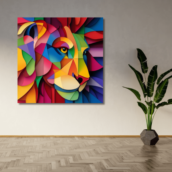 Colorful Lion