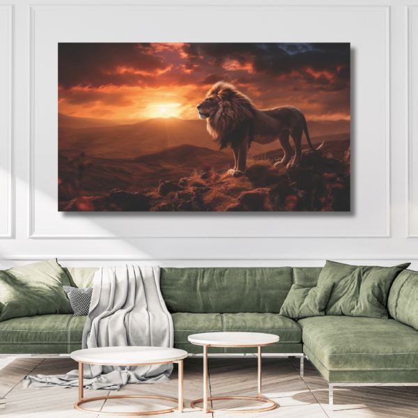 Lion Sunset