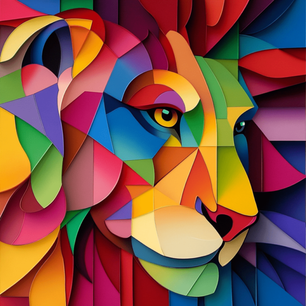 ⁦Colorful Lion⁩ – תמונה ⁦2⁩