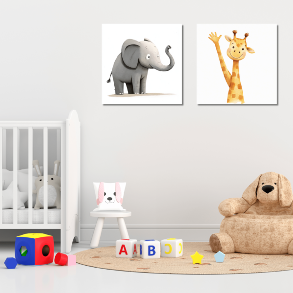 Giraffe & Elephant Combo