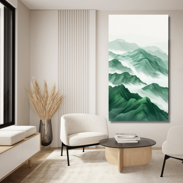 Green Mountains Abstract